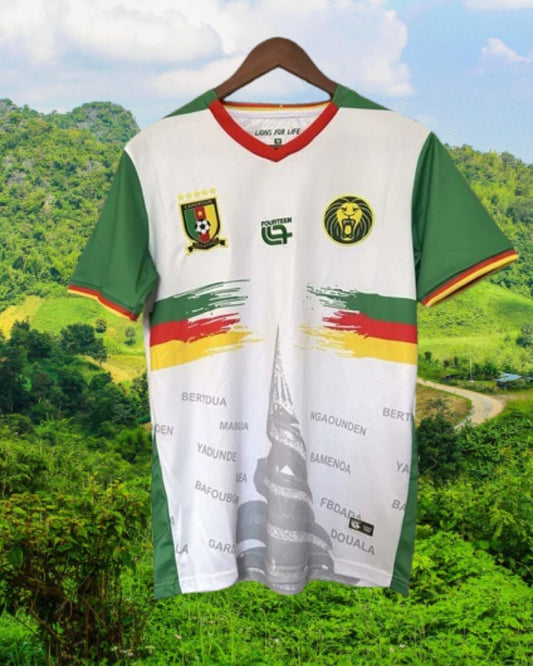 Maillot concept blanc du Cameroun 2025/26