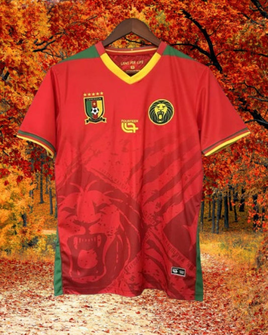 Maillot concept rouge du Cameroun 2025/26 (Copie)