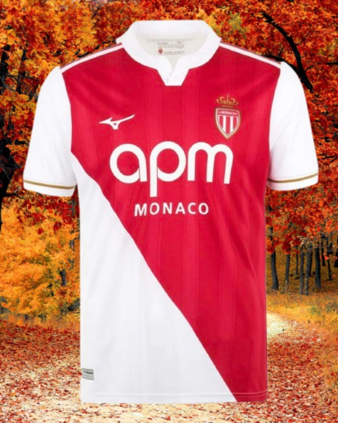Maillot domicile de Monaco 2025/26