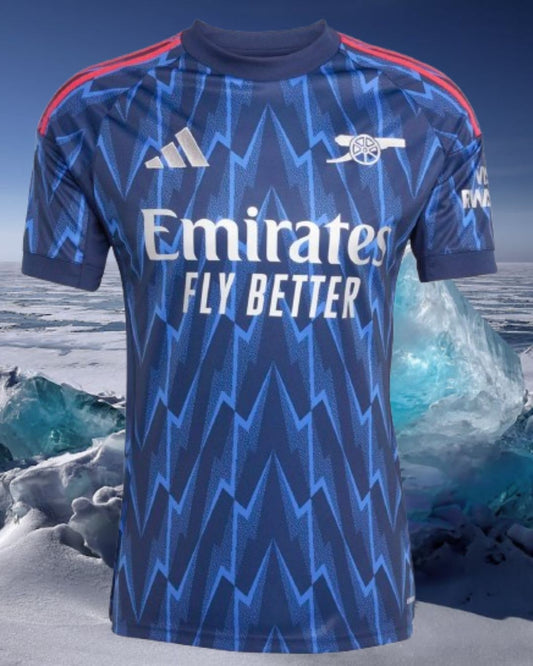Maillot domicile extérieur d'Arsenal 2025/26