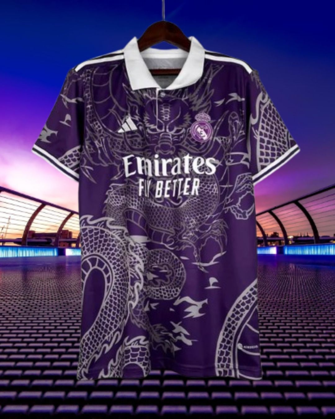 Maillot concept violet du Real Madrid