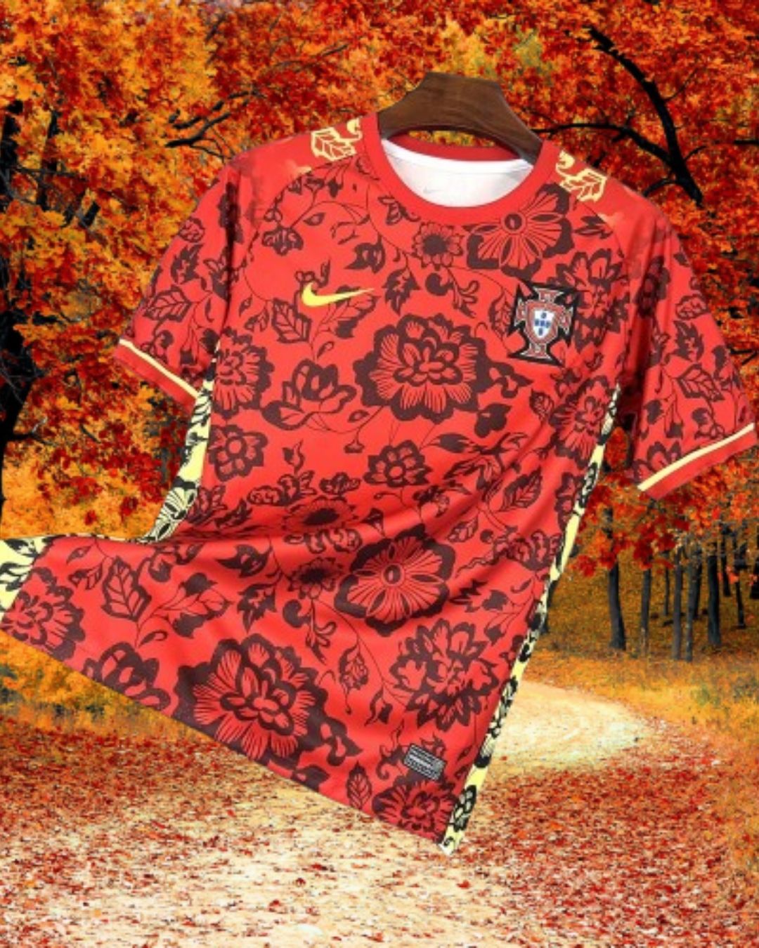 Maillot concept rouge du Portugal