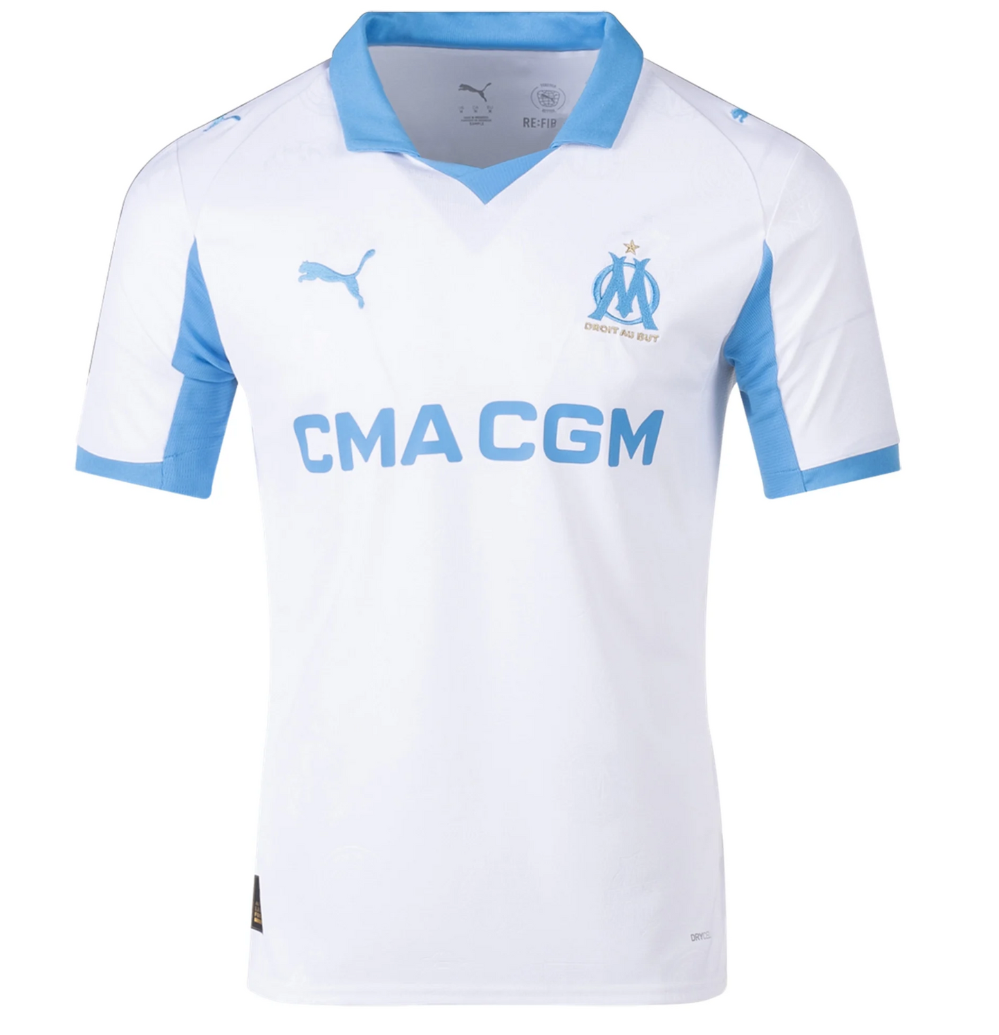 Maillot domicile de l'olympique de marseille 2025/26
