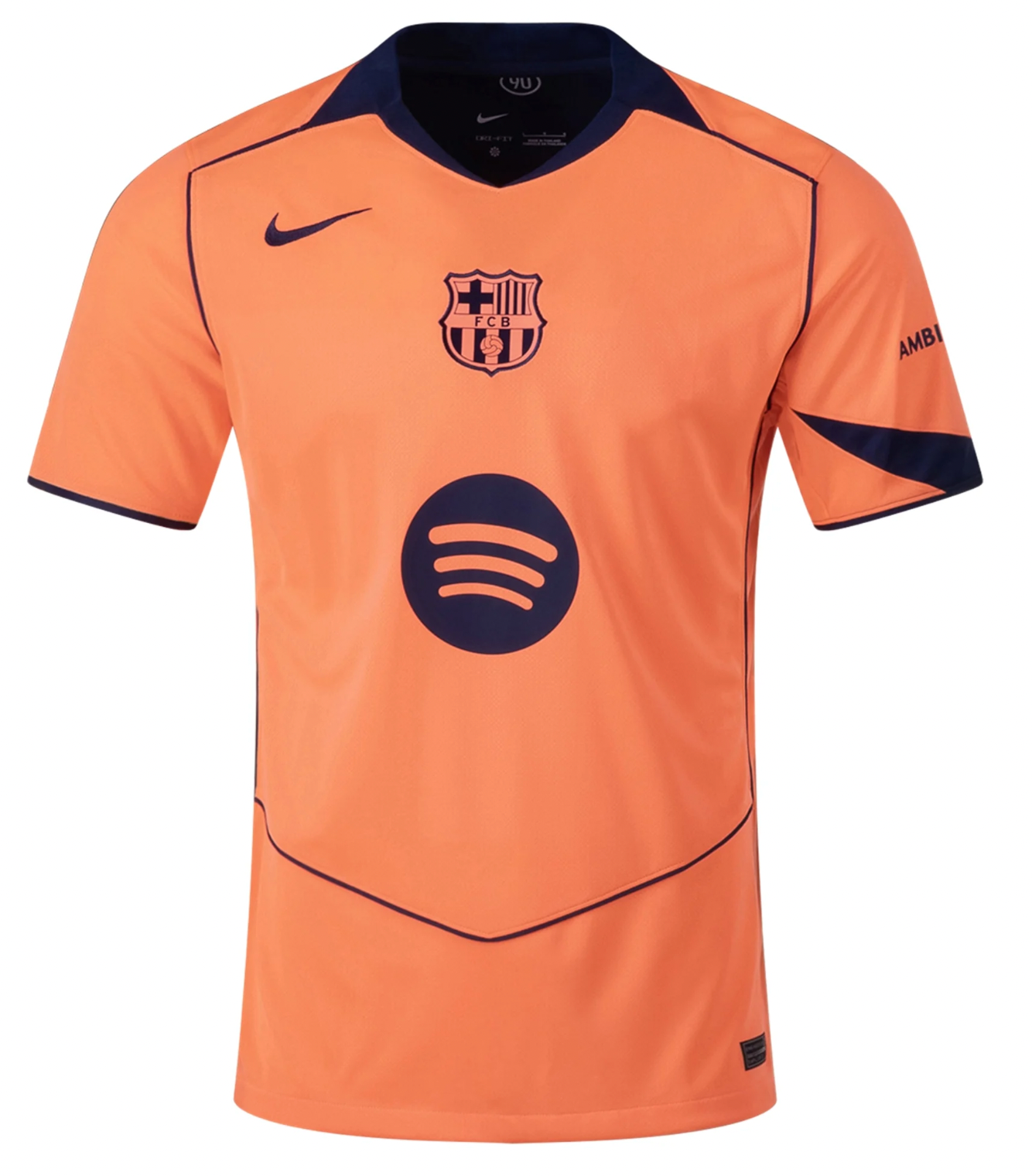 Maillot FC Barcelone Extérieur Orange 2025/26