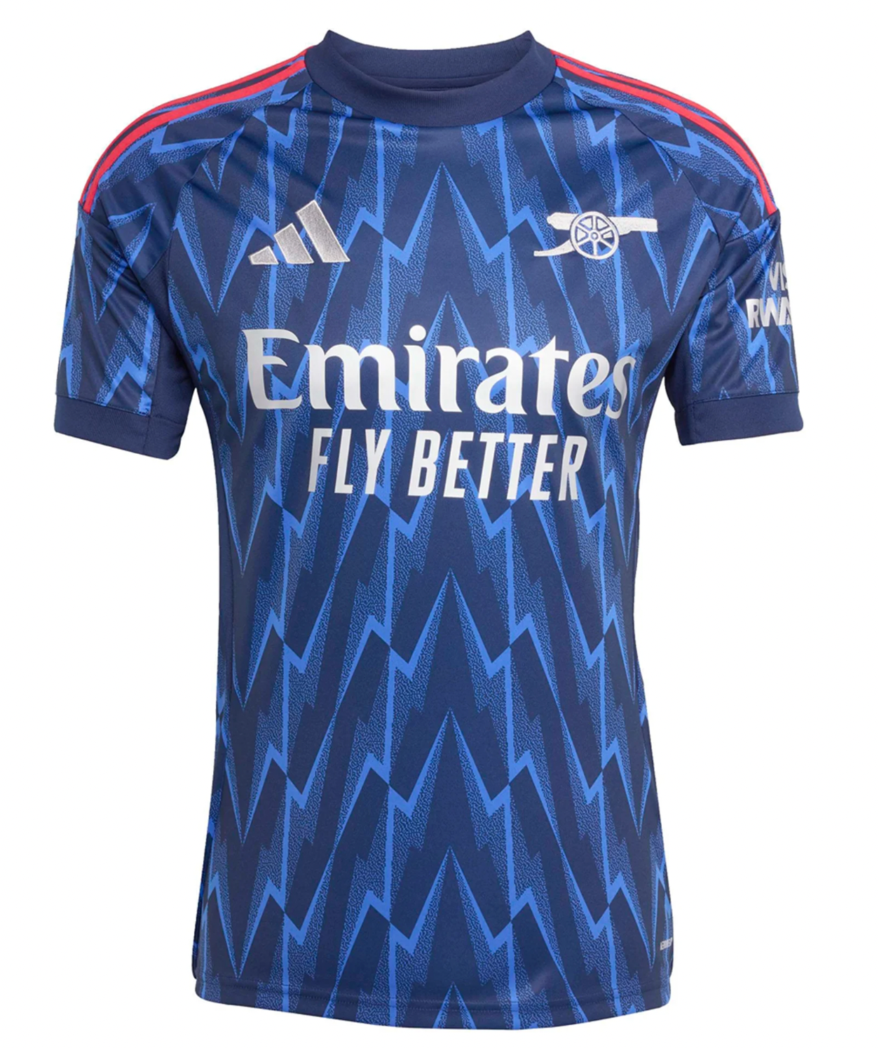 Maillot domicile extérieur d'Arsenal 2025/26