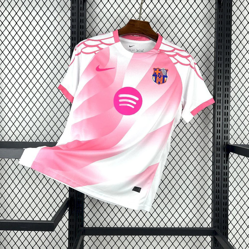 Maillot concept blanc et rose du FC Barcelone