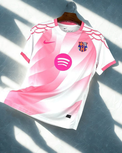 Maillot concept blanc et rose du FC Barcelone