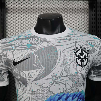 Maillot Brésil bleu concept