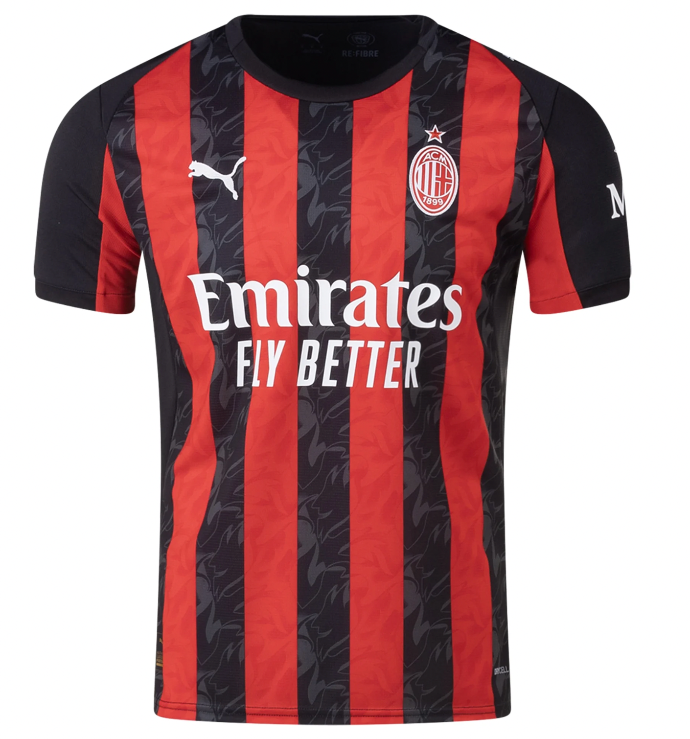 Maillot domicile de l'AC Milan 2025/26