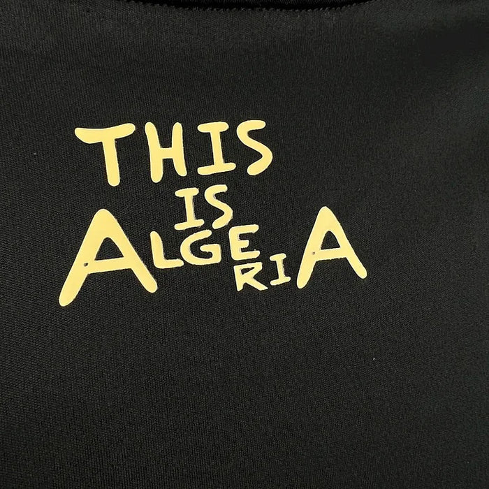Maillot concept noire de l'Algérie