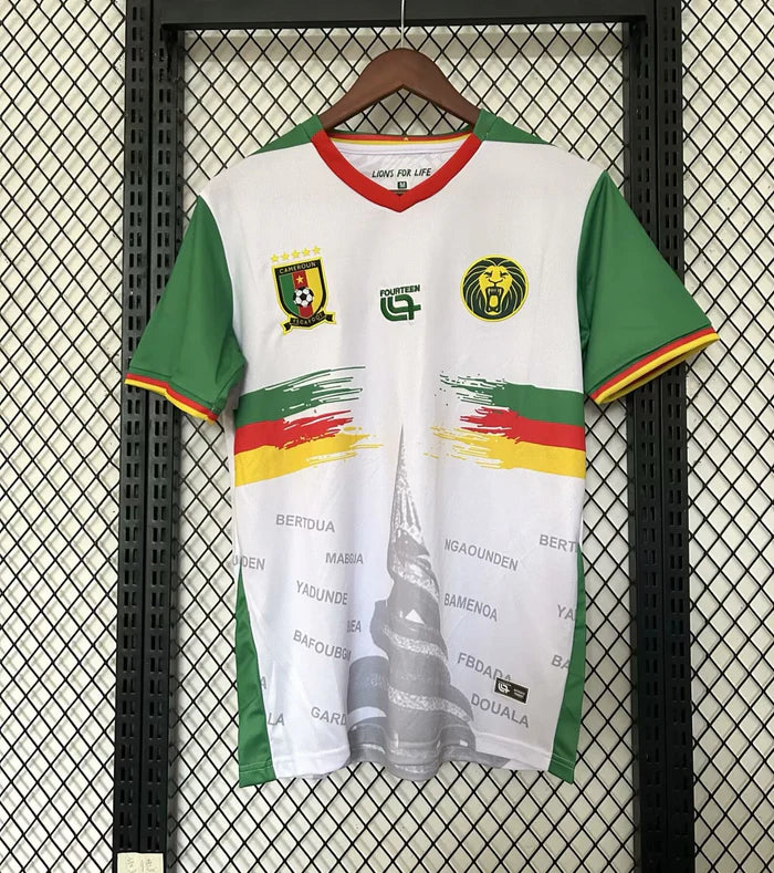 Maillot concept blanc du Cameroun 2025/26